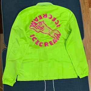 BBC Ice Cream “Neon Highlighter” Coach Jacket -NEW
